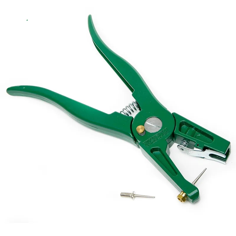 

1 Pcs Green Pig Ear Tag Pliers Cattle Ear Tag Pliers Sheep Ear Tag Pliers Animal Ear Tag Pliers Installer Alloy