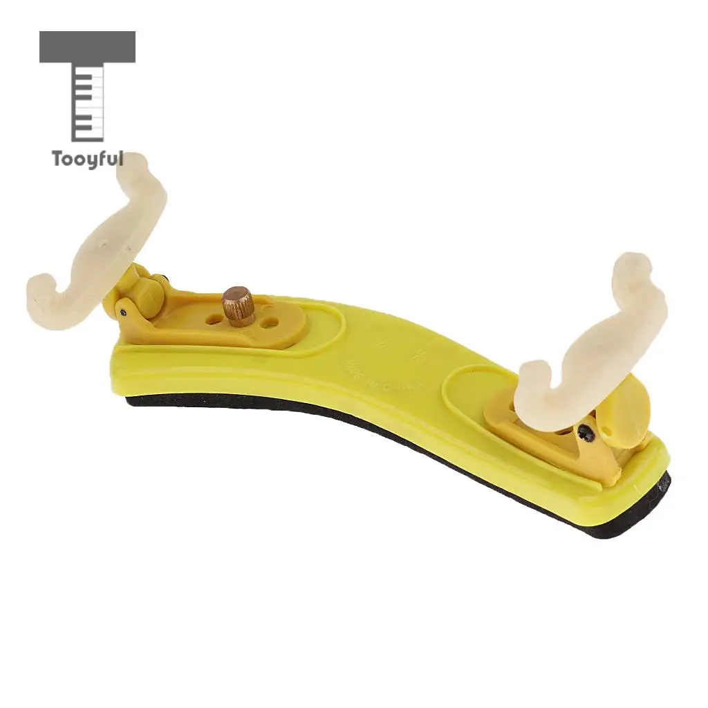 Tooyful Colorful Adjustable Violin Shoulder Rest Musical Support for 1/4 1/8 Violin Fiddle Parts