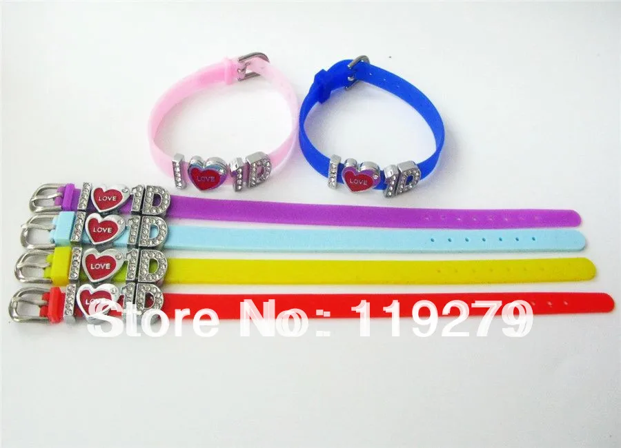 HOT!! 10pcs/lots One Direction 1D with silicone wristband Fashion accessories free shipping NEW | Украшения и аксессуары