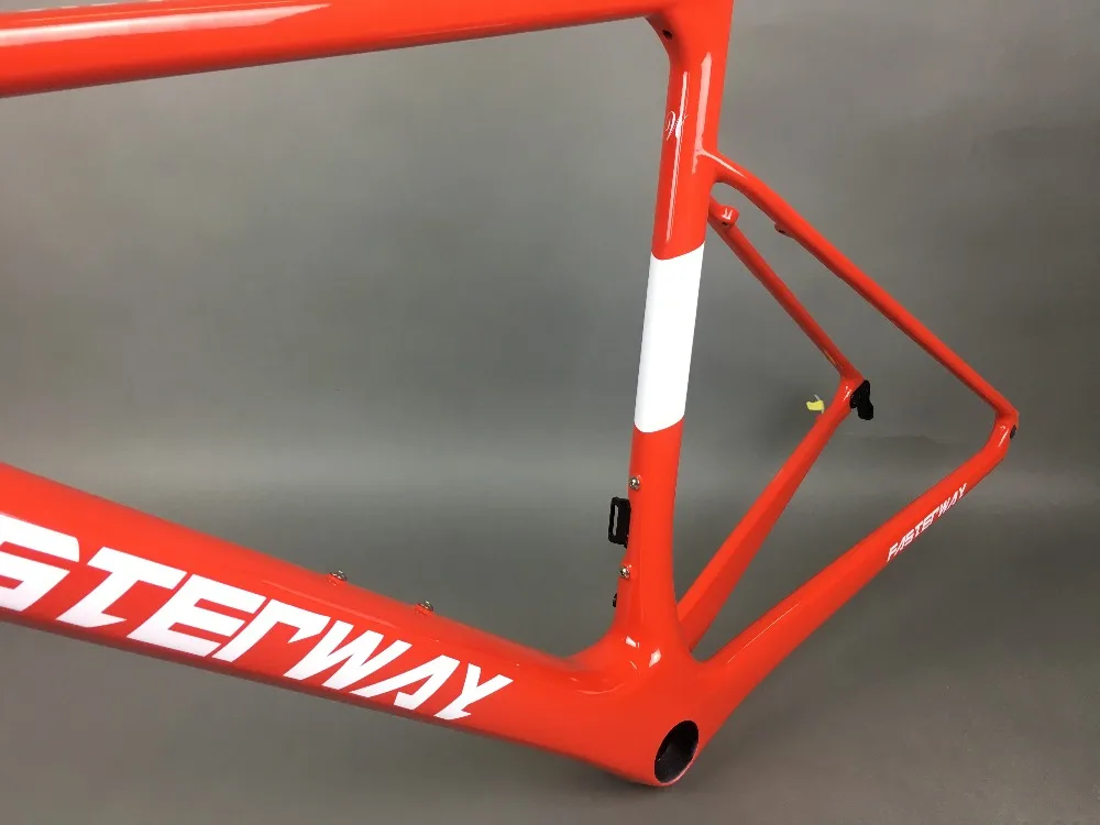 Excellent 2019 design super light FASTERWAY classic carbon road frameset D Brake carbon bike frame:Frameset+Seatpost+Fork+Clamp+Headset 80