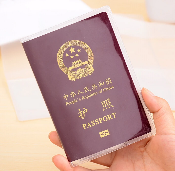 

10PCS/LOT NEW transparent passport cover waterproof passport bags, passport protective sleeve FREE SHIPPING