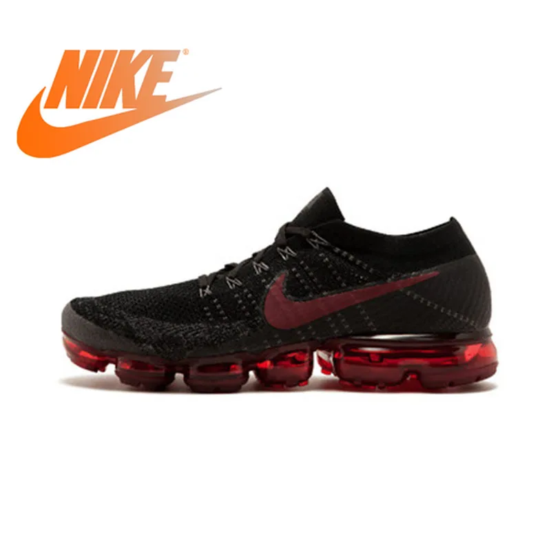 Оригинальный Официальный Nike Air VaporMax быть истинным Flyknit дышащая для мужчин's бег уличная спортивная обувь Брендовая дизайнерская