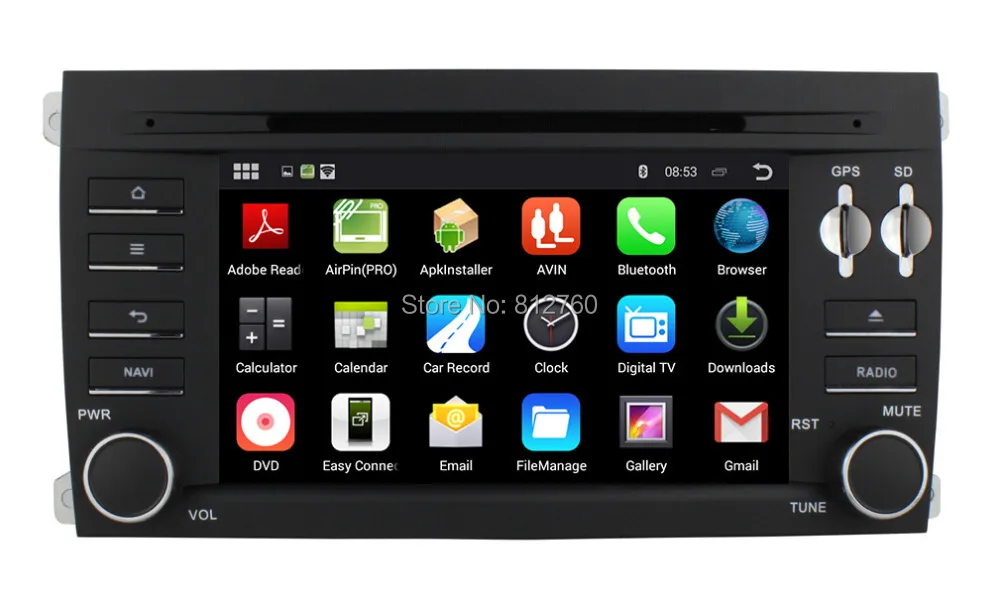 Best Octa Core HD 1024*600 Android 9.0 Car DVD GPS For Porsche Cayenne 2003-2010 Capacitive screen GPS Navigation BT Radio WIFI 4G 0 Best Octa Core HD 1024*600 Android 9.0 Car DVD GPS For Porsche Cayenne 2003-2010 Capacitive screen GPS Navigation BT Radio WIFI 4G 0