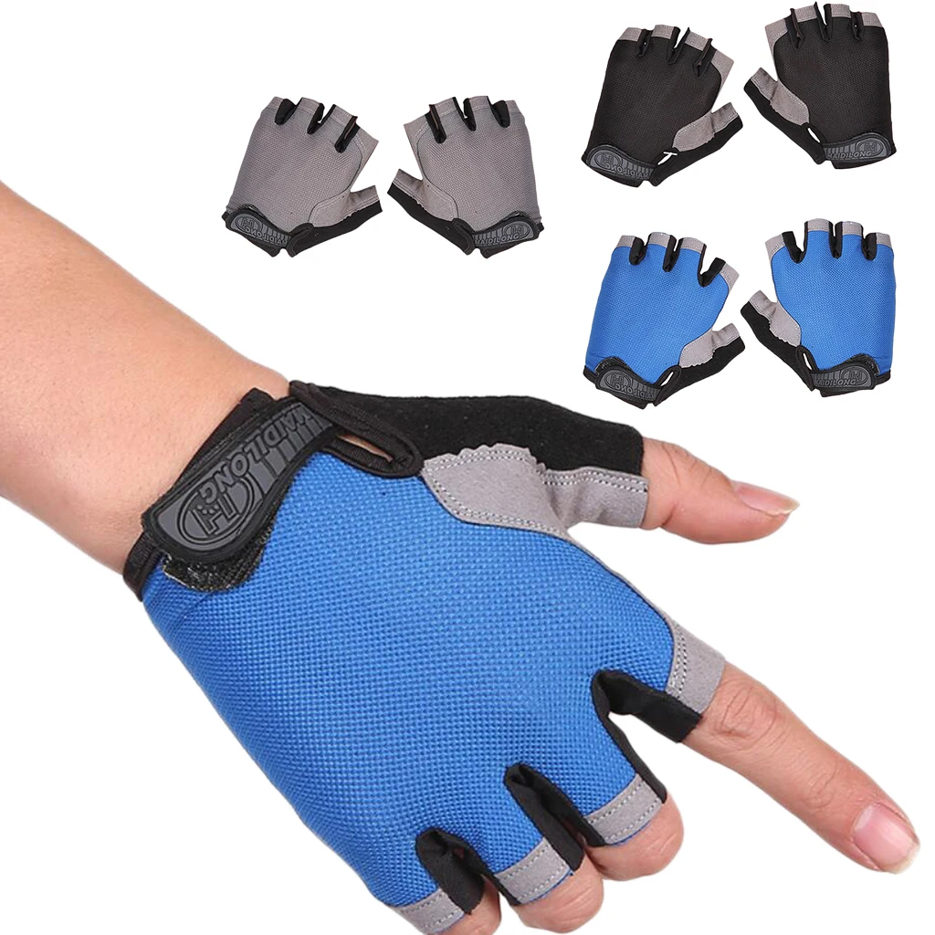 Outdoor Sports Cycling Shockproof Half Finger Gloves Summer Bike MTB Bicycle Glove Driving Fitness Gloves for Men & Women