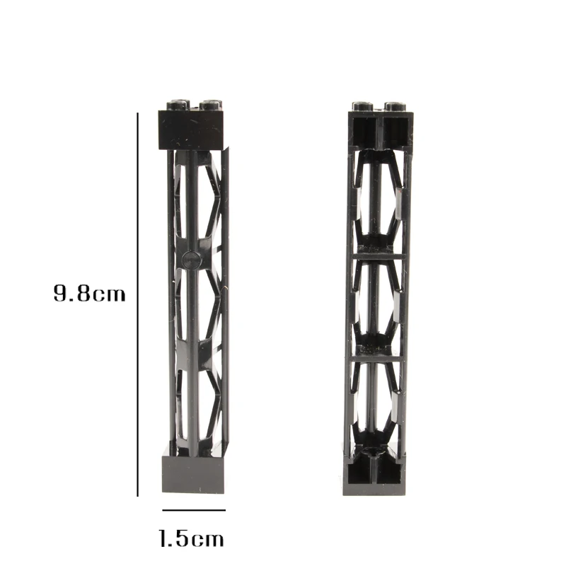 Город МОС части строительные блоки поезд автомобиль столб поддержка балка колонна балка военные Кирпичи DIY игрушки совместимая башня C017
