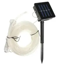 Adeeing Lingstrar 10 м 50 светодиодный s Солнечная веревка светодиодный светящаяся полоска Сказочный светильник для улицы, сада, Рождества, вечерние, теплый белый