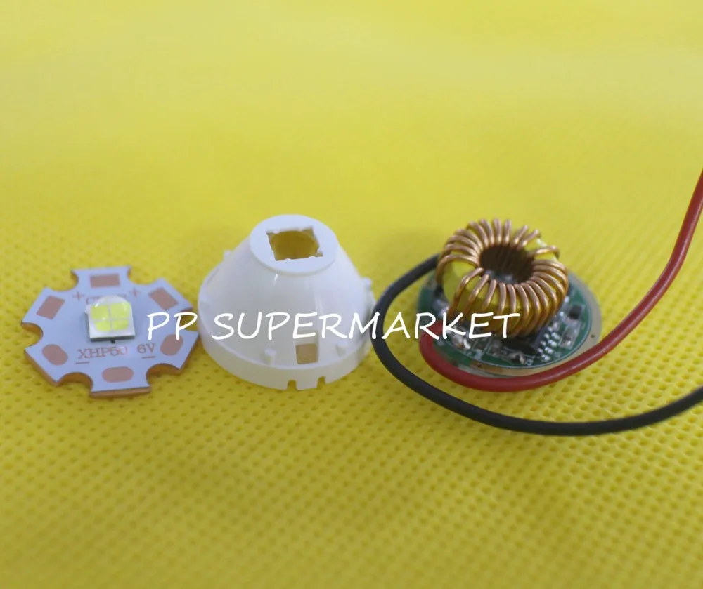 Cree XHP50 6500K 5000K 3000K LED с 20 мм медной печатной платой 6 в + объектив Драйвер|xhp50 cree|cree