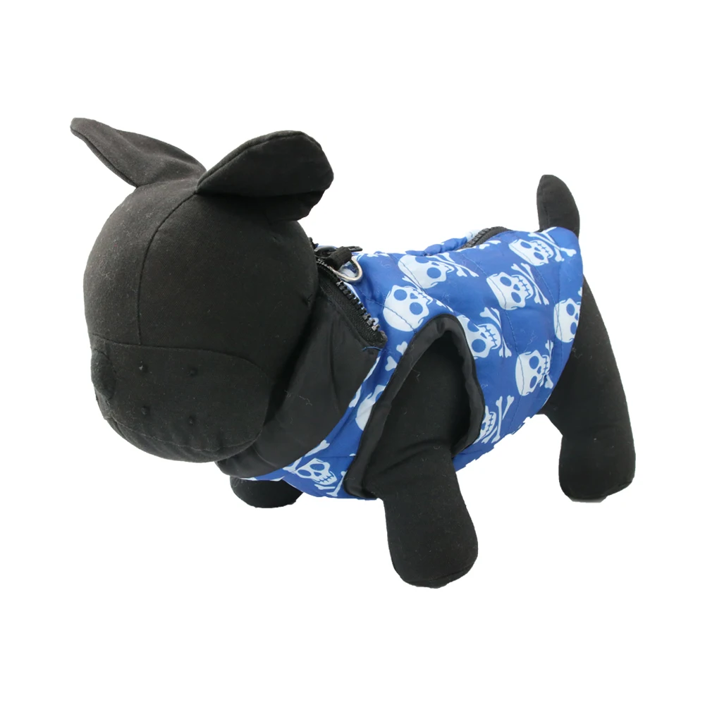 DroolingDog Dog Winter Coat Hot Trendy Skull Jacket Dog Warm Clothes