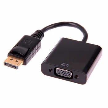 

DisplayPort to VGA Adapter, DP Male to VGA Female 1080P Converter Golden plated Connector for DELL HP Lenovo Asus Chromebox