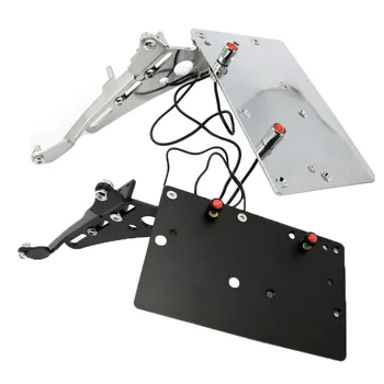 

Motorcycle Rear License Plate Bracket W/ LED Light Support for Harley Iron 883 2009 - 2017 Seventy Two 72 2012 - 2017 2016 2015