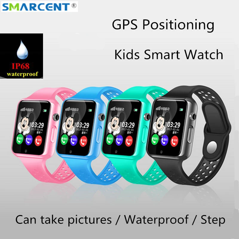 2018 G99 GPS Bluetooth Kids children baby Smart Watch with Camera Pedometer Waterproof Wristwatch SOS Anti-lost Touch Screen