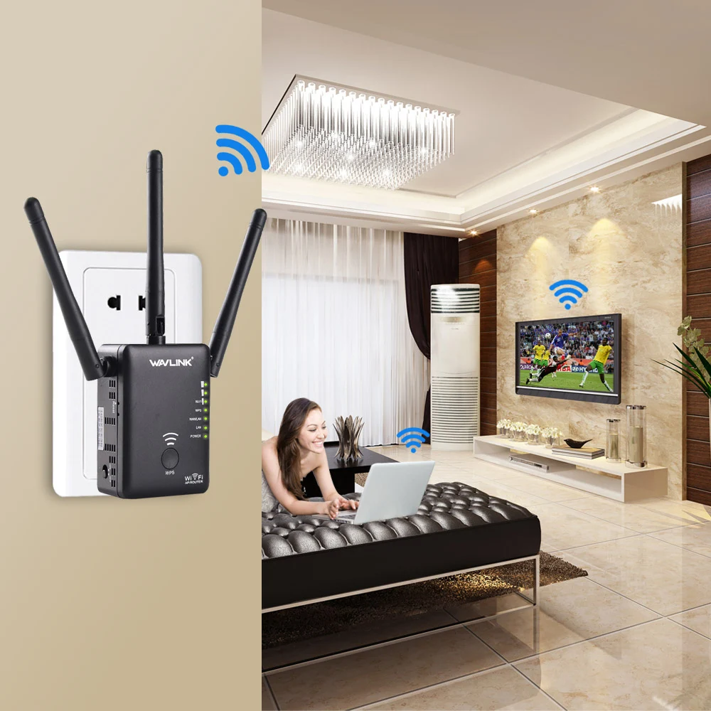 Wi Fi маршрутизатор Wavlink 750 Мбит/с 2 4 и 5 ГГц| |