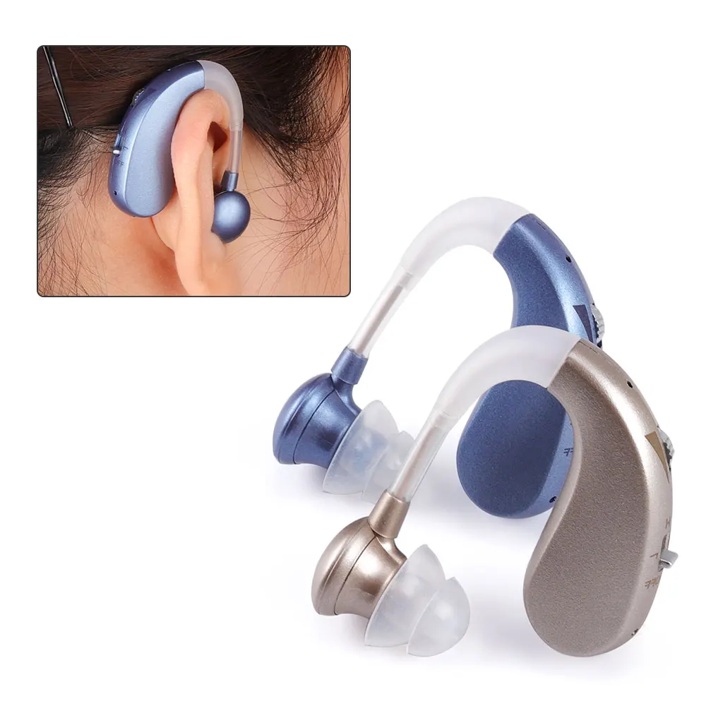 Перезаряжаемый Мини цифровой слуховой аппарат, звуковые усилители, беспроводные слуховые аппараты для пожилых людей, умеренная и тяжелая потеря, Прямая поставка