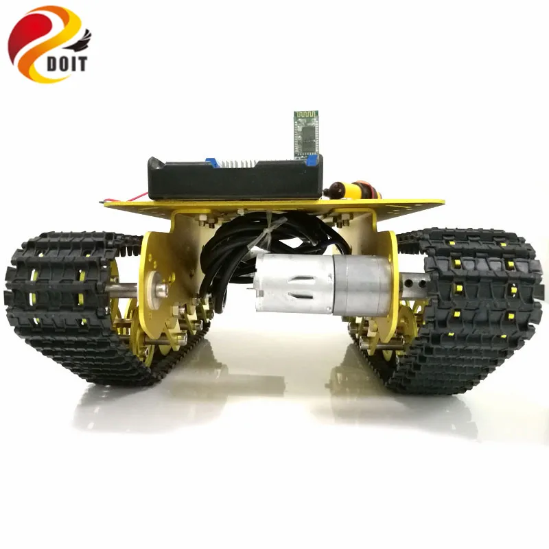 DOIT TS100 Bluetooth контроль препятствий робот гусеничный Танк шасси автомобиля с
