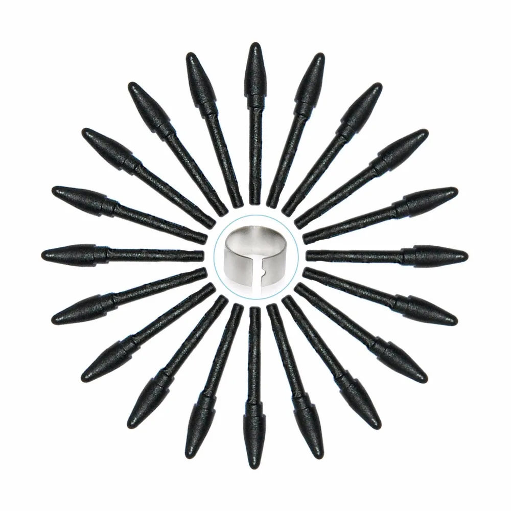 

20 pcs/lot Replacement Nibs Pen Nibs Tablets Tips Stylus Tip For HUION Digital Tablet Stylus h610 540 h420 1060plus dwh69 h58l