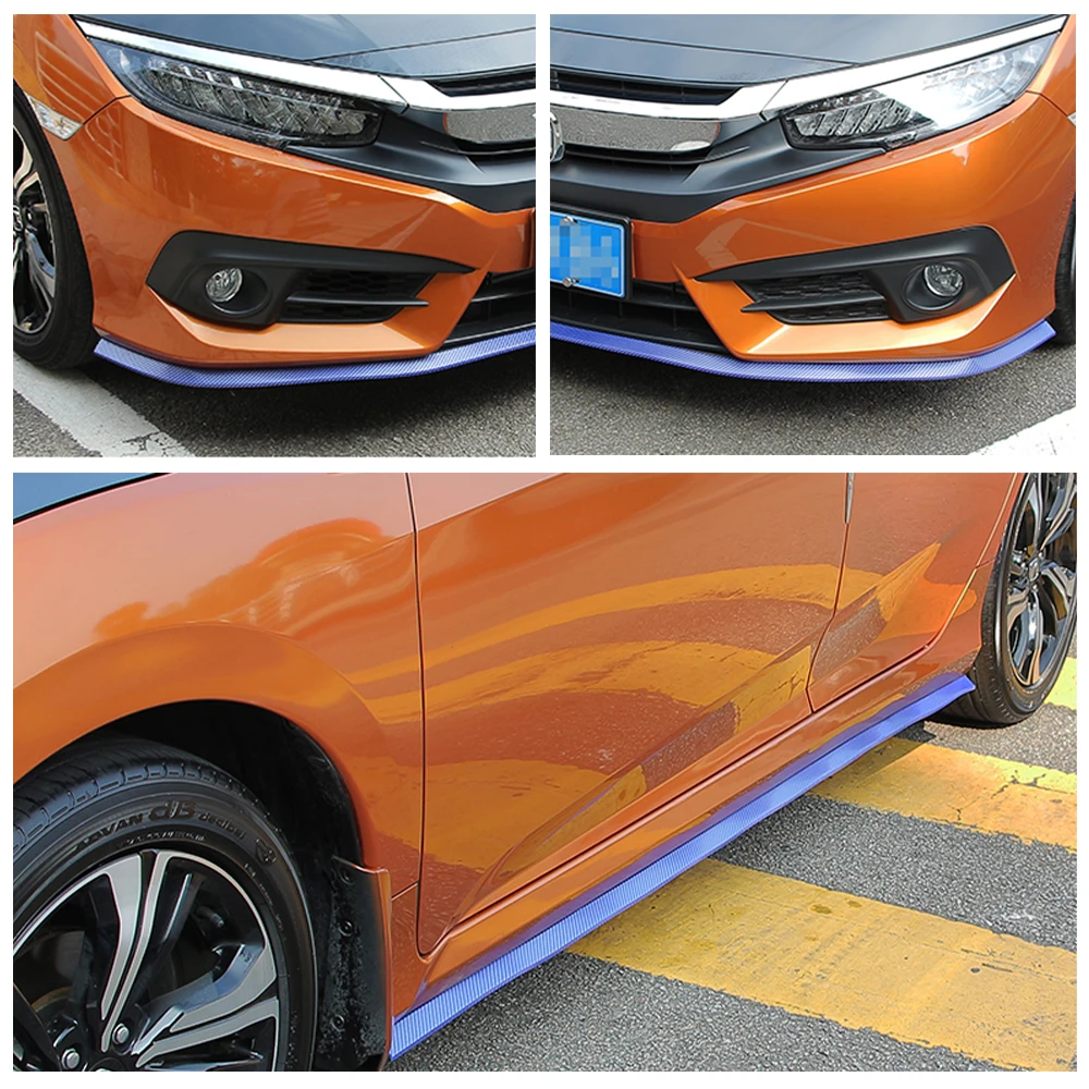 

2.5 Meter Protective Rubber Car Stickers for Front Rear Bumper Decoration Auto Sill Styling Accessories for Volkswagen Audi Ford