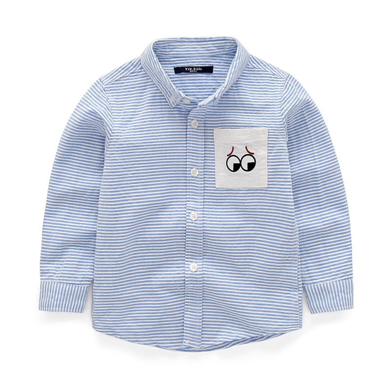 Baby Boy Shirt for British Children Eye Expression Pattern Tops Kids