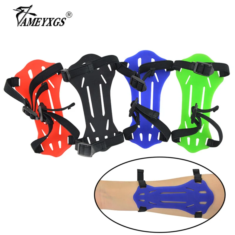

1pc Archery Rubber Arm Guard Shooting Safety Protective Gear For Outdoor Sports Hunting Accessories