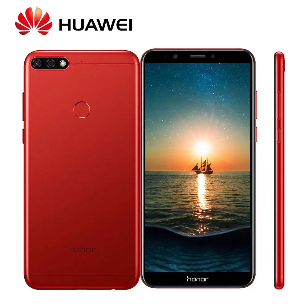 Global ROM huawei Honor 7C 3/32 ГБ Android 8 0 13MP + 2MP двойной сзади Камера 3000 мАч Dual SIM Snapdragon450