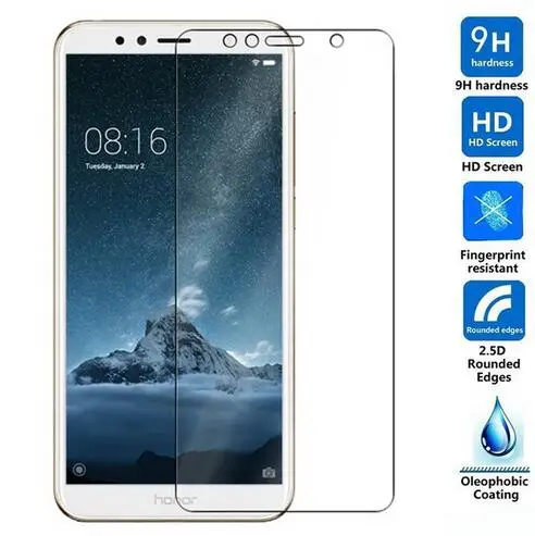 Закаленное стекло 2.5D для Huawei Y6 Prime 2018 защитная пленка 9H передняя крышка Защита