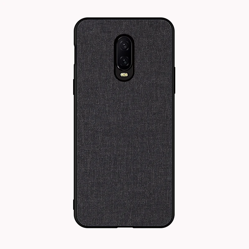 

For OnePlus 6T Case Vintage Fabric Pattern Full Protective Shockproof Cover Capa For OnePlus 6T Case Phone Fundas Shell (B0914)