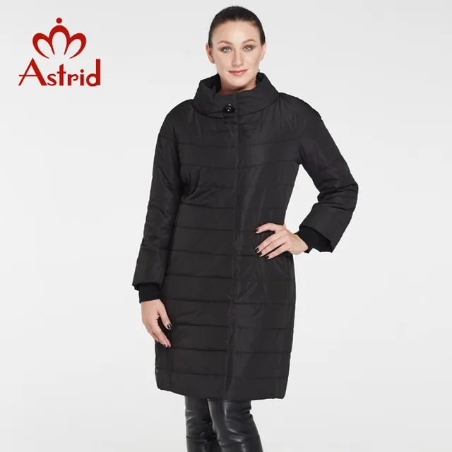2017 Astrid Fashion Autumn and Winter Coat Plus Size Women Long Coats Woman Jacket Warm High Quality Jackets Winter Coat AM-5228