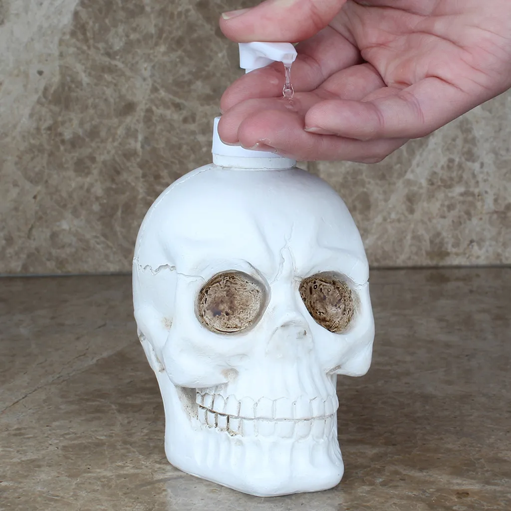 

Creative Creative bottleLiquid Soap Bag Foam Soap Bottling shower gel dispenser special skull face shower gel bottle wholesale
