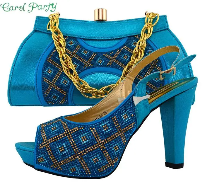 

Shoe and Bag Set Fashion Good Material African Women Matching Italian Shoe and Bag Set for Wedding Nigerian Shoe and Bag MM1024