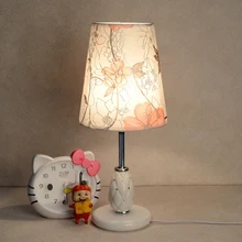 Современные настольные лампы Ткань Абажуром керамические lampbody номер офиса настольная лампа