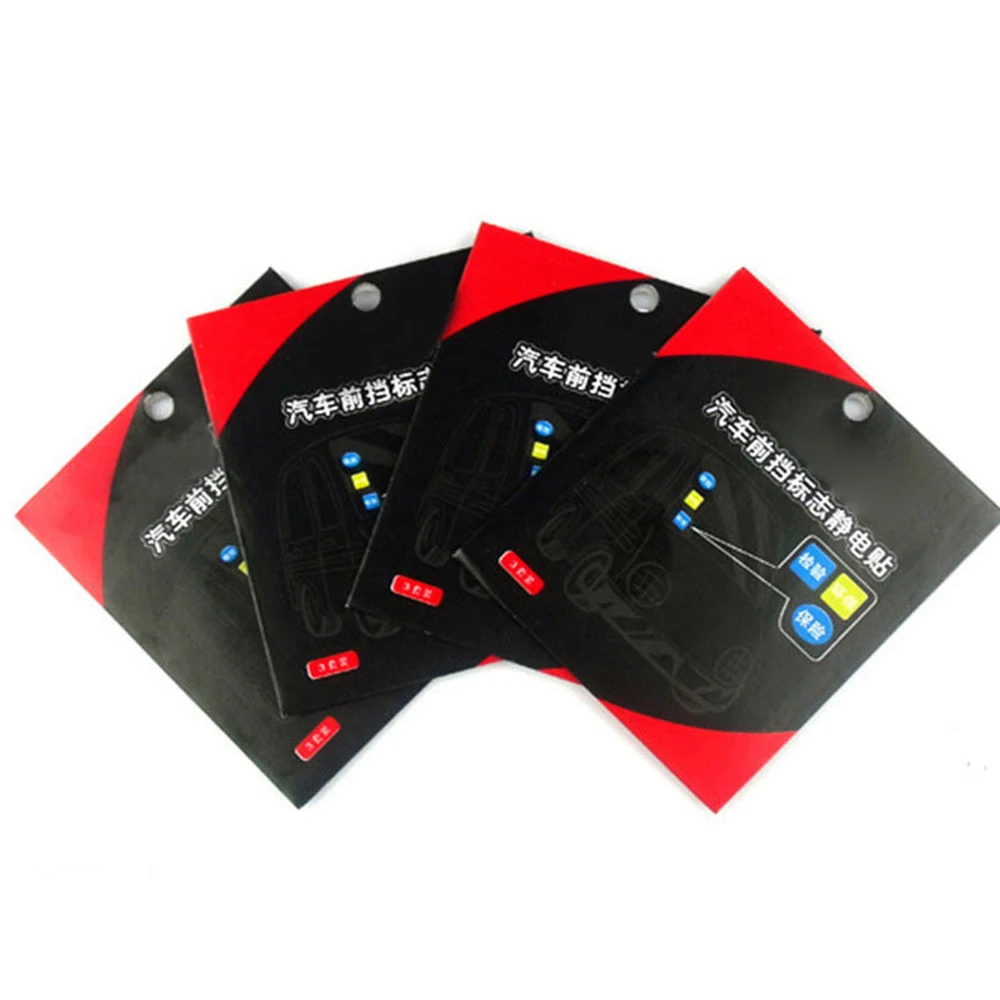

Car Window Static 3pcs /set Electricity Sticker Inspection Good Electrostatic Car Sticker Inspection Film Windshield Protector