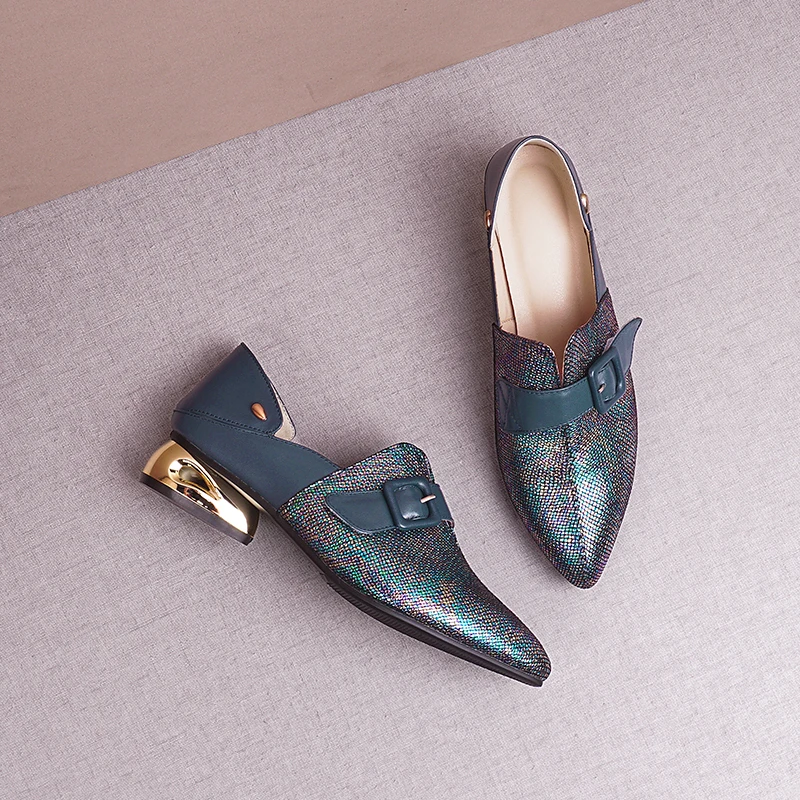 Xiuningyan/модные женские туфли-лодочки; классические модельные туфли из натуральной кожи с острым носком на необычном каблуке; женская свадебная обувь для офиса