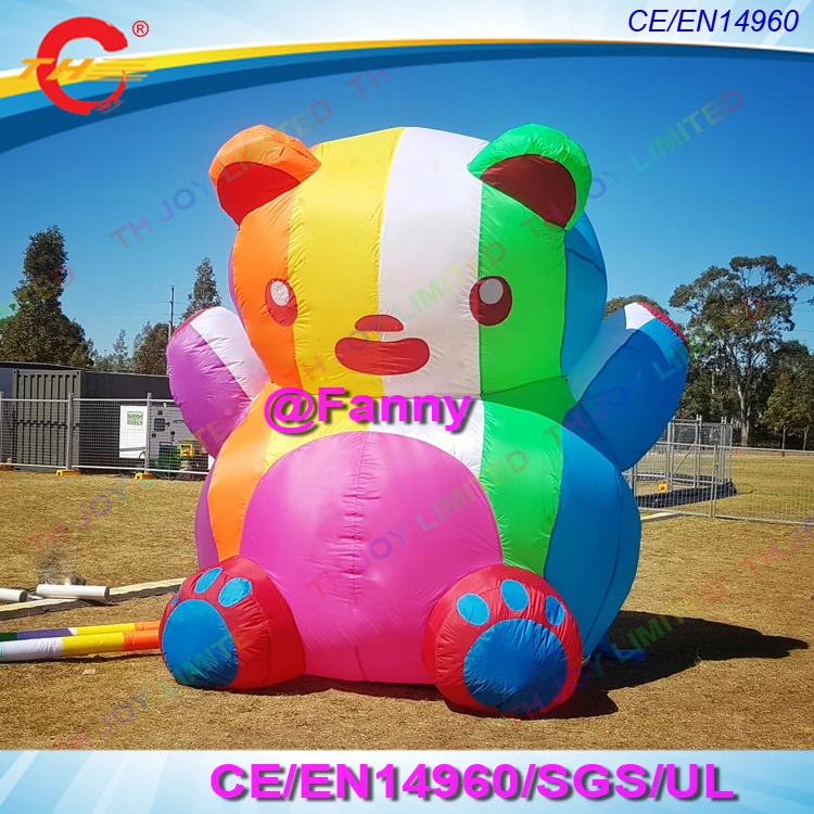 colorful cute inflatable bear giant inflatable bear for advertisingin