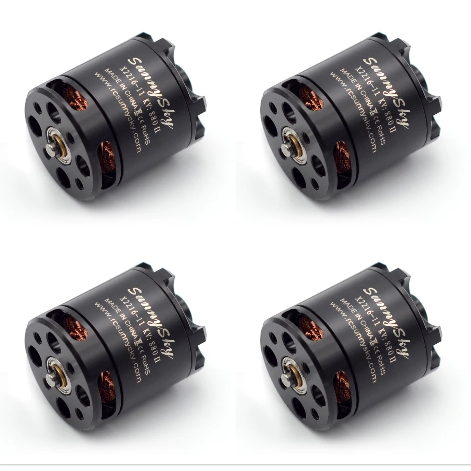 4 шт. SUNNYSKY X2216 KV880 KV1100 KV1250 KV1400 KV2400 Outrunner бесщеточный двигатель для многовинтового