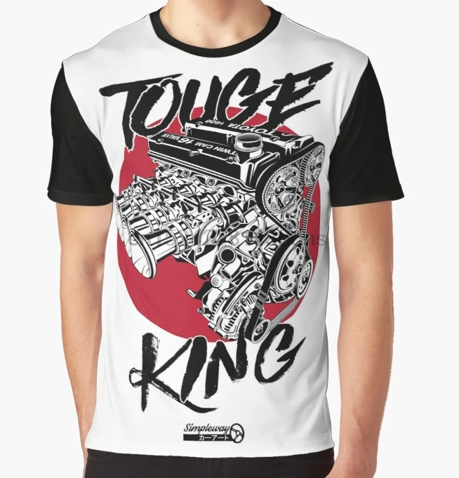

All Over Print T-Shirt Men Funy tshirt Motor de automvil 4age Japn Toyota AE86 Graphic Tops Tee women t shirt