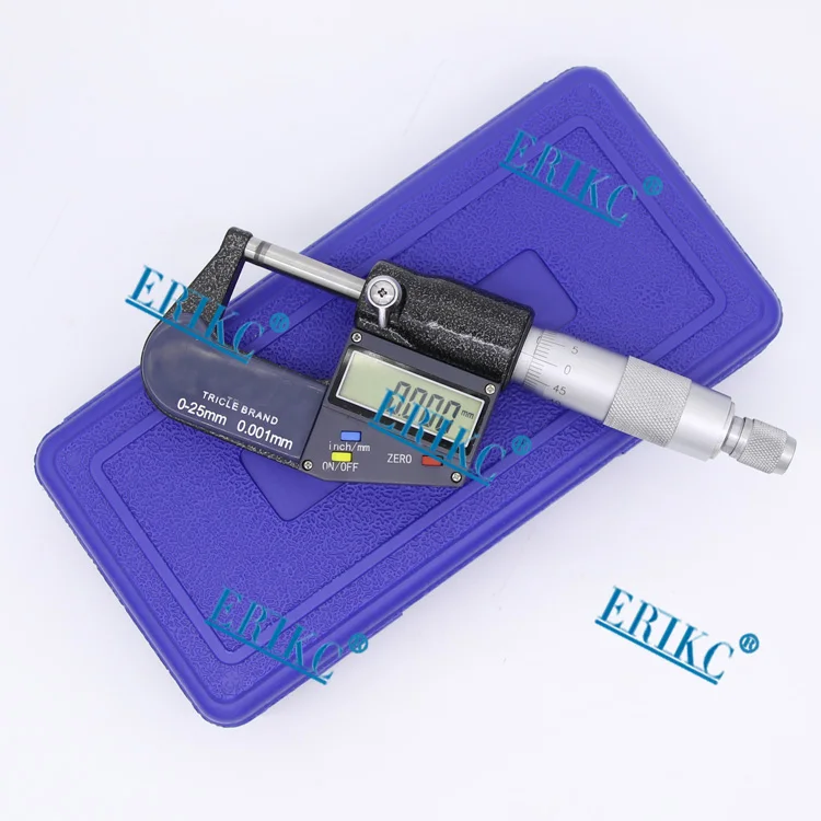 

ERIKC 0.001mm Electronic Outside Micrometer 0-25mm Digital Caliper Gauge Meter Micrometer Carbide Tip Measure Tools