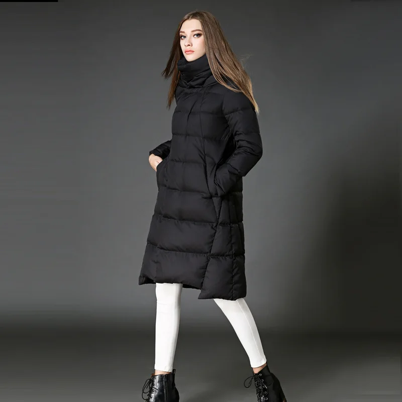 women's fashion jacket luxury down coat 2016 european winter long