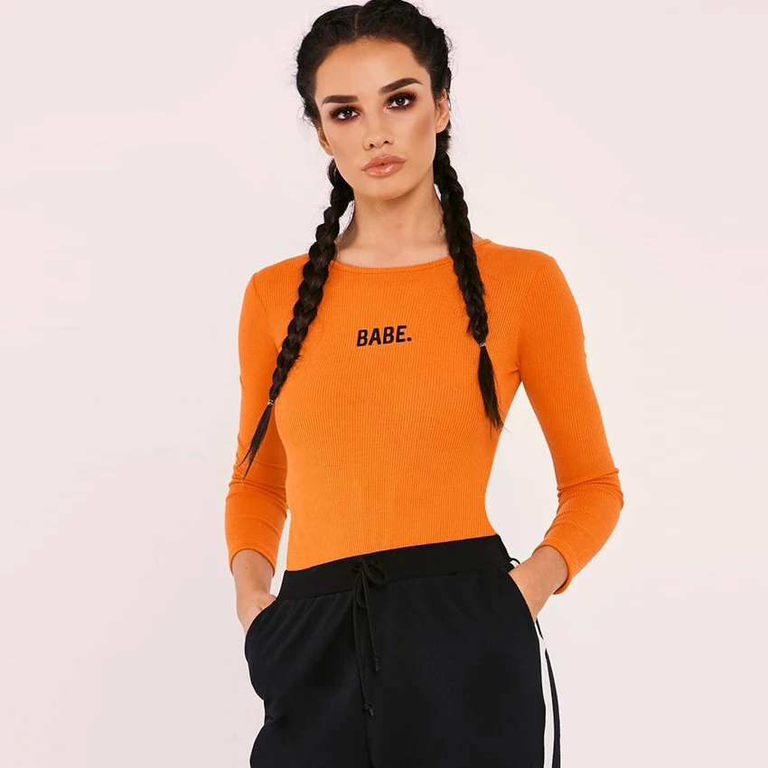 Letter Print Rash Guard