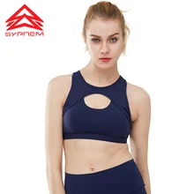 Syprem, спортивный бюстгальтер, полый, сексуальный, для женщин, для спортзала, спортивный топ, для девушек, для йоги, бюстгальтер, Спортивный лиф, нижнее белье, ударопрочный спортивный бюстгальтер, топ, 1FT1007