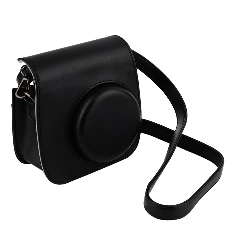 Leather Camera Bag Case Cover Pouch Protector Shoudler Bag For Polaroid Photo Camera For Fuji Fujifilm Instax Mini 8 NEW (1)