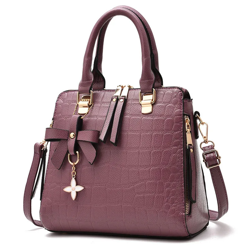 Европейский и американский известный бренд дизайнерские женские сумки каменный узор дамская сумка через плечо сумки bolsa feminia - Цвет: purple