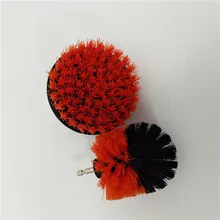 2 шт. щетка для чистки мощность скраб-щетка Чистая щетка используется на электрической дрели для ковер на диван кожа пластик деревянный