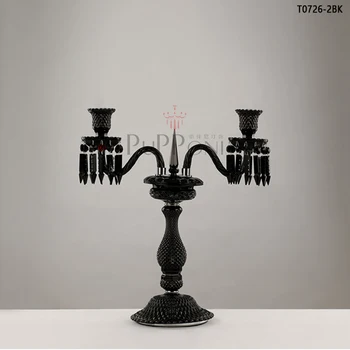 

Black Crystal Candelabra Wedding Decoration Candelabra Centerpiece