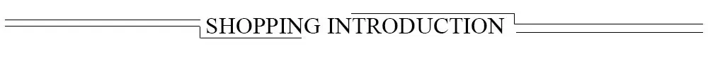 SHOPPING INTRODUCTION