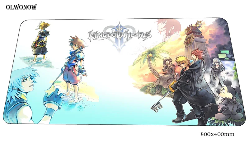 Kingdom hearts геймерский коврик для мыши высокого качества 800x400x3 мм игровой коврик для мыши подарок на Хэллоуин ноутбук ПК padmouse эргономичный коврик