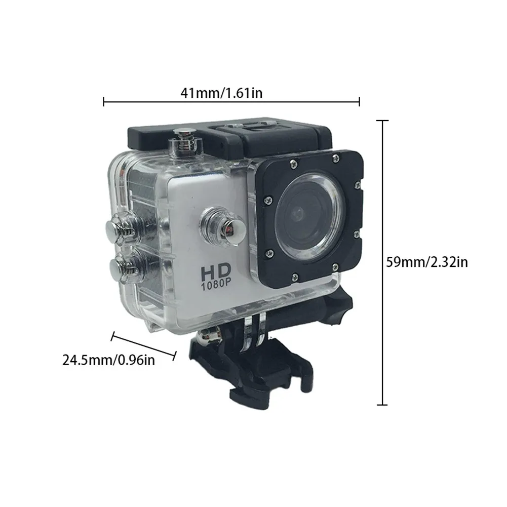 SJ4000 Спортивная камера 1080P уличная камера для верховой езды Puqing 2,0 дюймов рекордер вождения