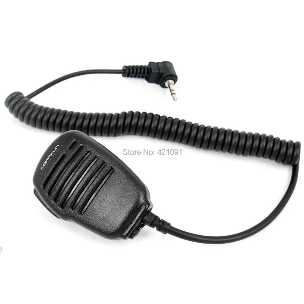 T-type 14mm 2.5mm Handheld Speaker Microphone Mic for Motorola Walkie Talkie 4_0066