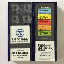 CNMG120404NN LT10 ЧПУ лезвие карбида вставить 10 шт./лот оригинальный LAMINA карбида вставки CNMG 120404 NN LT10