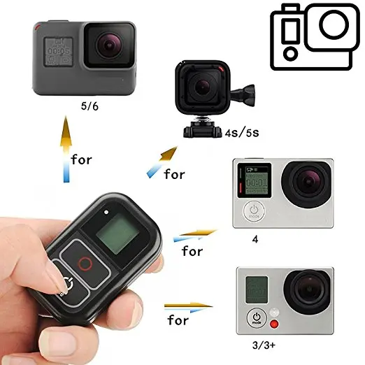 Водонепроницаемый пульт дистанционного управления GoPro WIFI с пряжкой для ключа Gopro