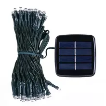 Светодиодный светильник на солнечной батарее для сада, рождественских огней, сказочных огней для праздника, водонепроницаемый, для свадьбы, праздника