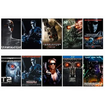 

10 pcs/lot Terminator Series Movie Poster Souvenir Card Sticker DIY Scrapbooking Decoration Planner Stickers Pack Bomb 1019
